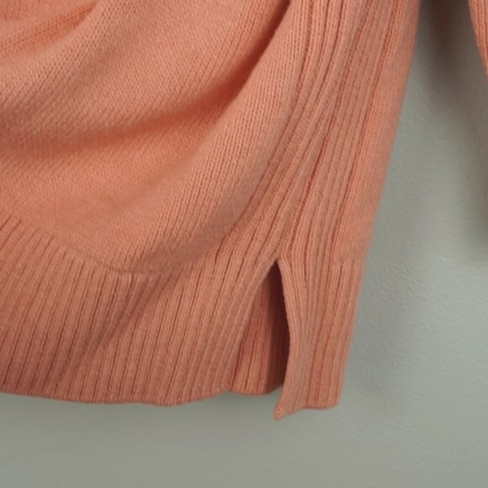 J Jill Peachy Pink‎ Cardigan Sweater Size Large